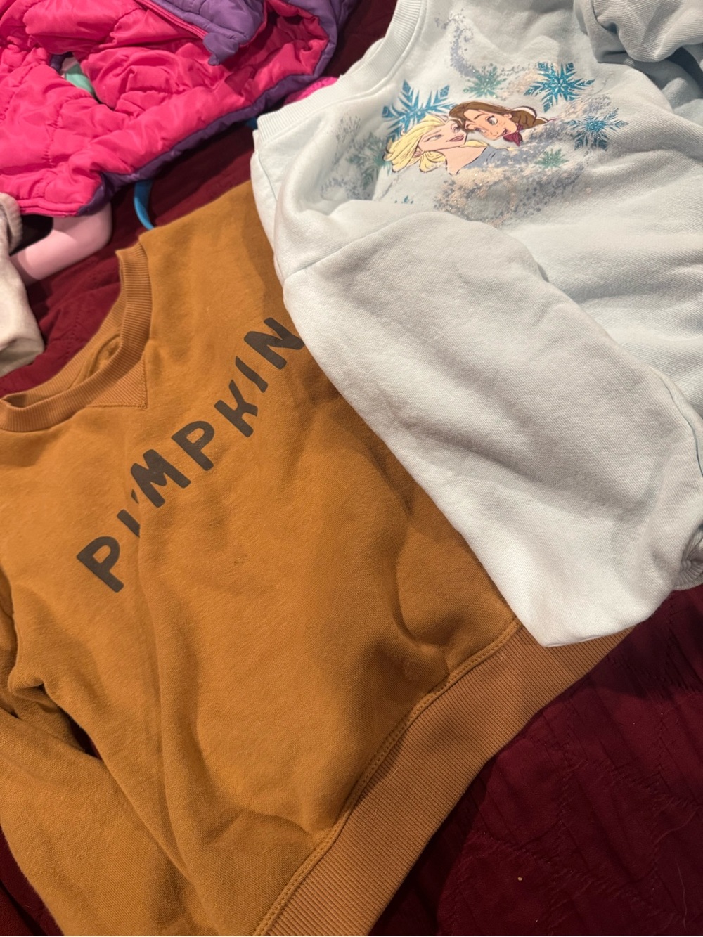Toddler fall sweaters , frozen sweaters
